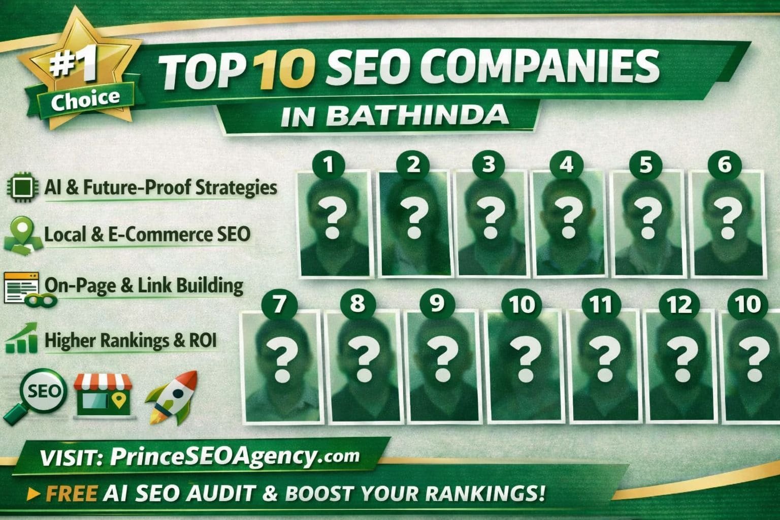 Top 10 SEO Companies in Bathinda – AI SEO, Local SEO, On-Page SEO, Link Building, Higher Rankings, and ROI